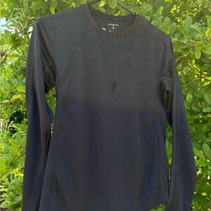 Lands' End Women's Long Sleeve Black Tee
